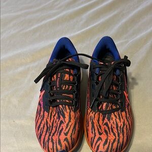 Vibrant Tiger Print Kids Shoes